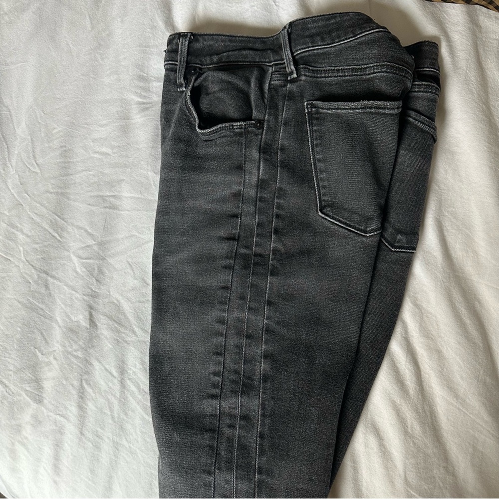 Abercrombie and Fitch grey skinny jeans size 24 curve love - Picture 4 of 7